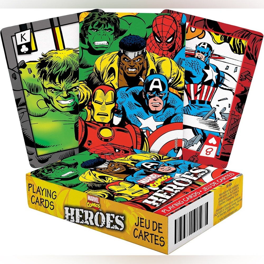 🃏 2 for $15: New Officially Licensed Marvel Comics Heroes Playing Cards Set